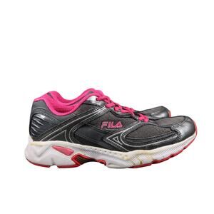 Fila Shoes Womens 8.5 Athletic Trainers Walk Run Active Casual Comfort Gray Pink